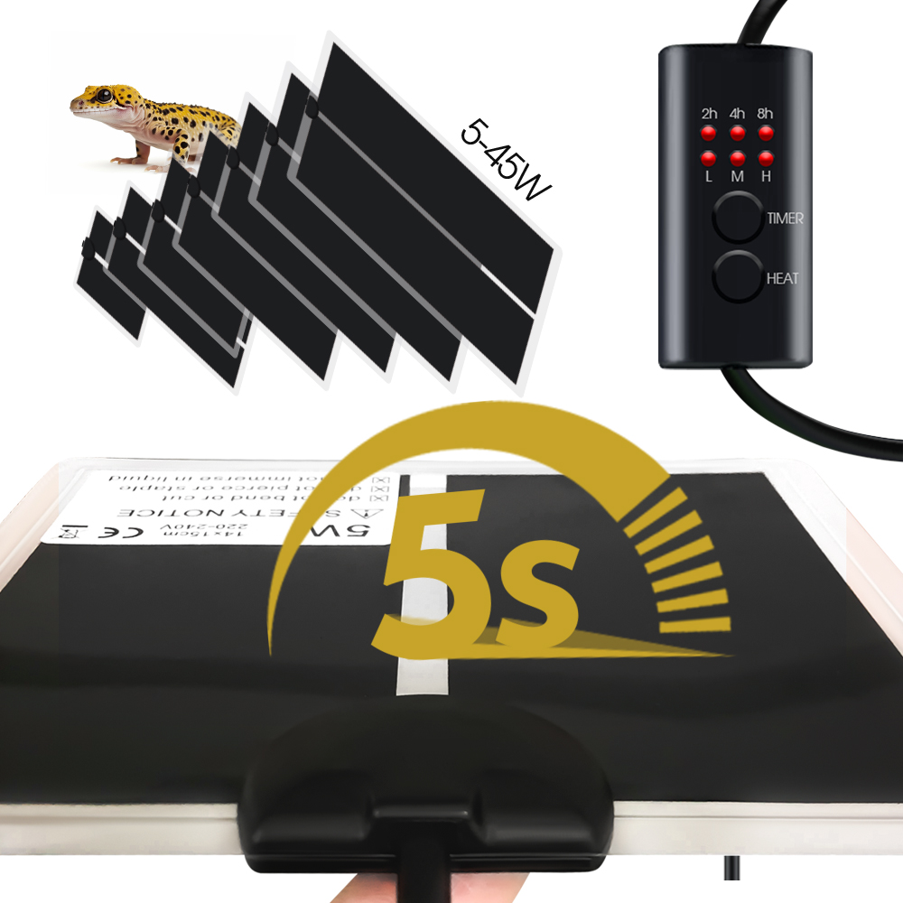 EU Plug 5-20W Reptiles Adjusta - Seedling Heat Mat 评论和价格